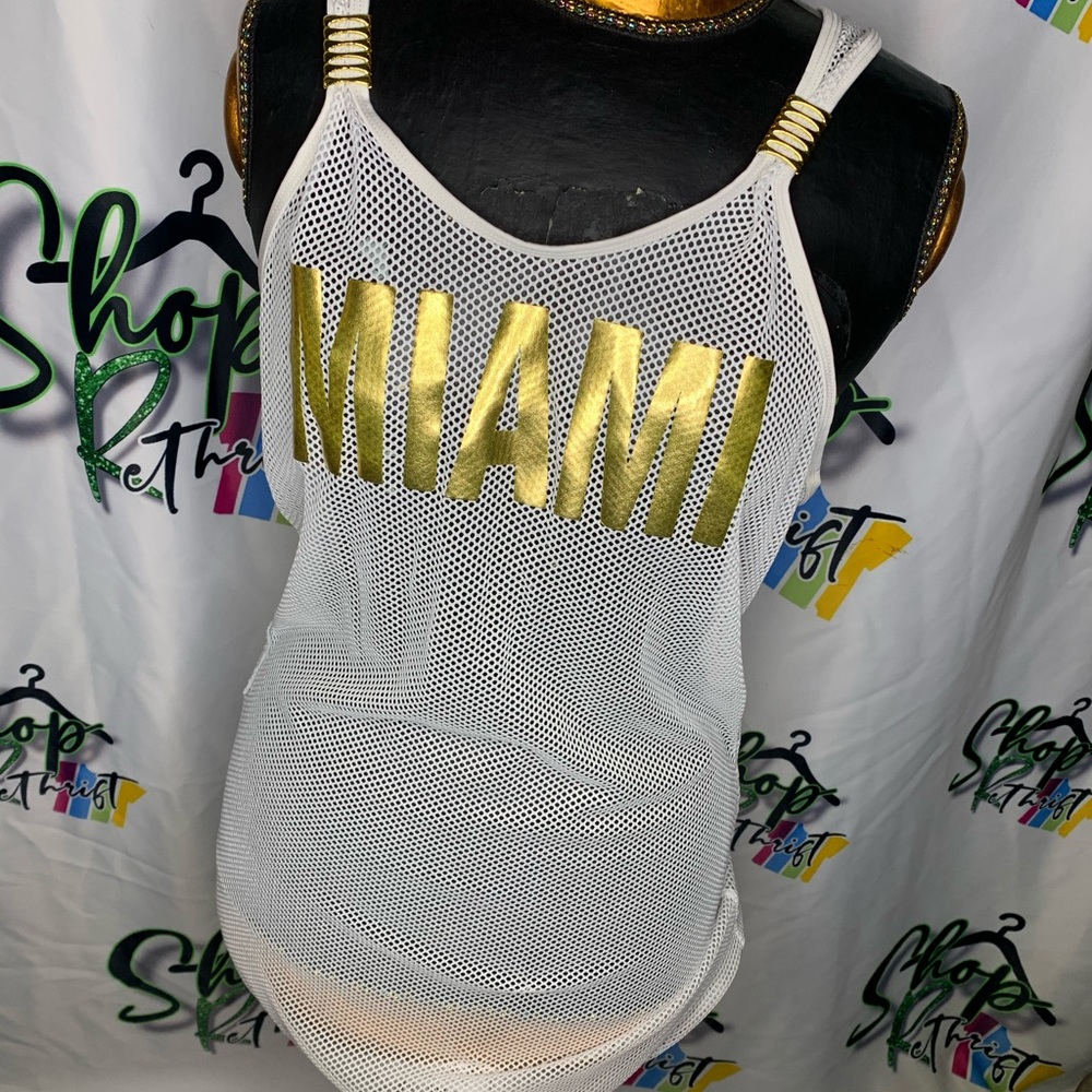 Miami swimsuit cover up top.